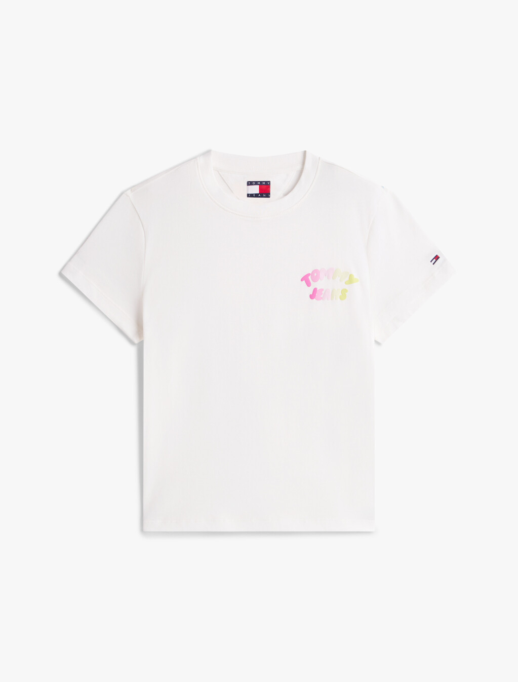 Bubble Logo Short Sleeve T-Shirt, Ecru, hi-res