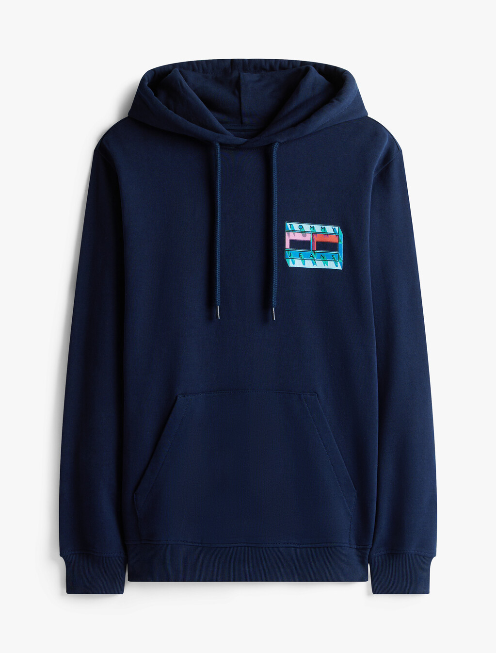 Back Graphic Terry Hoody, Dark Night Navy, hi-res