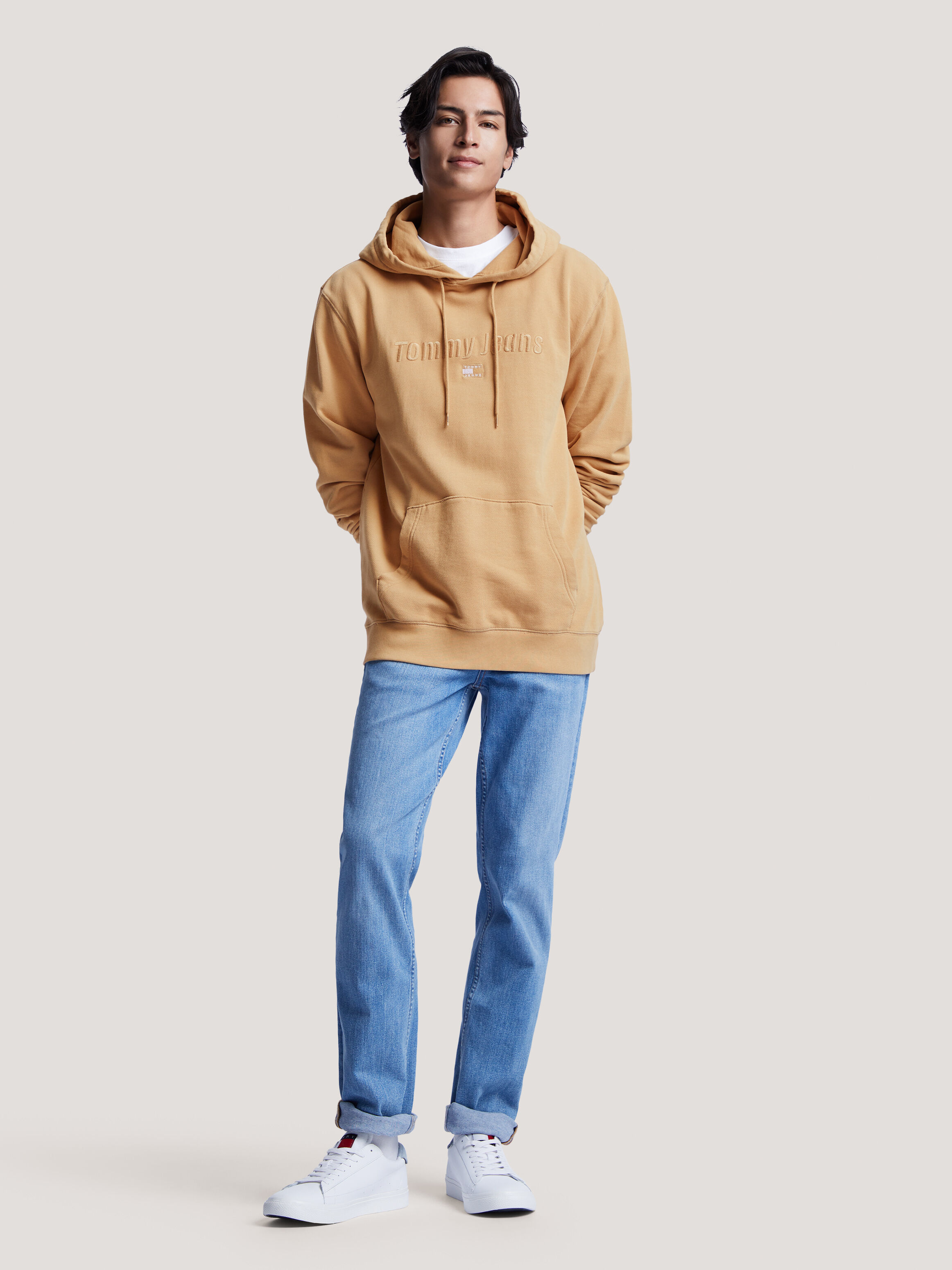 Purple tommy hilfiger outlet hoodie
