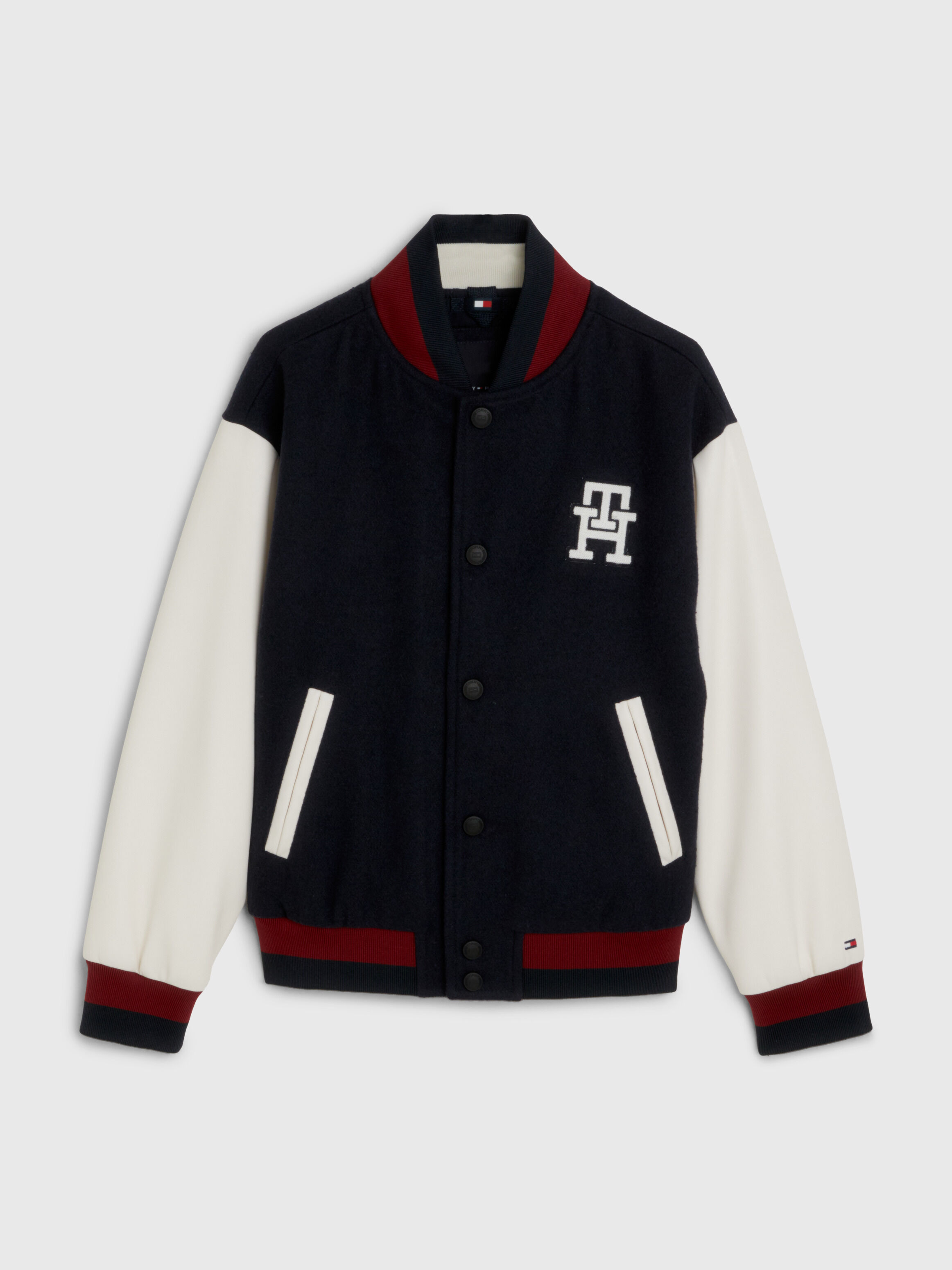 Red tommy top hilfiger bomber jacket