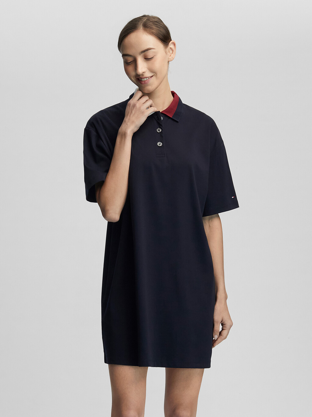 Asia Exclusive Relaxed Global Stripe Polo Dress | | Tommy Hilfiger ...