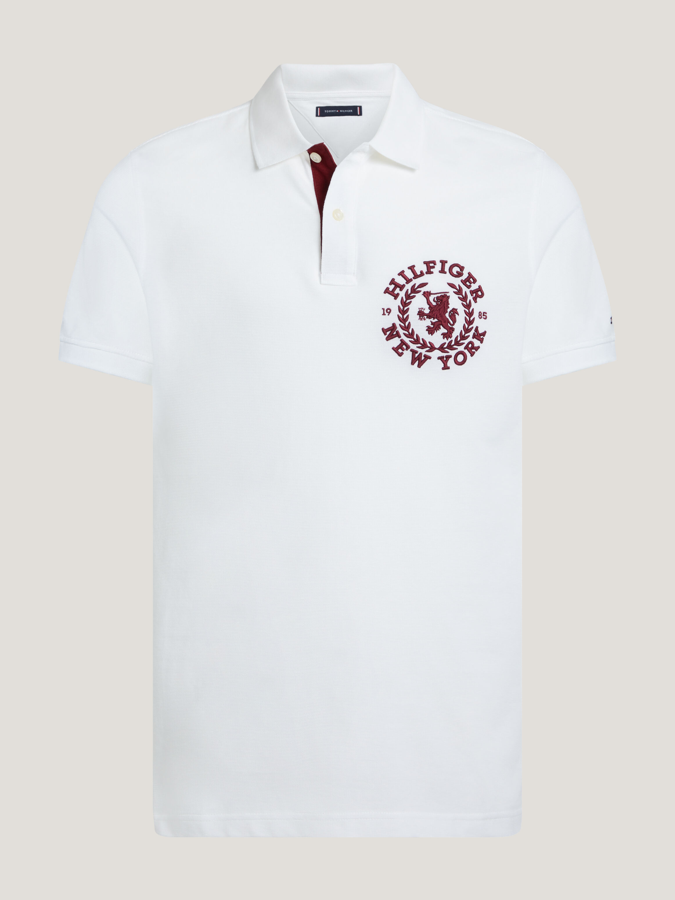 TH Crest Polo natural Tommy Hilfiger Singapore