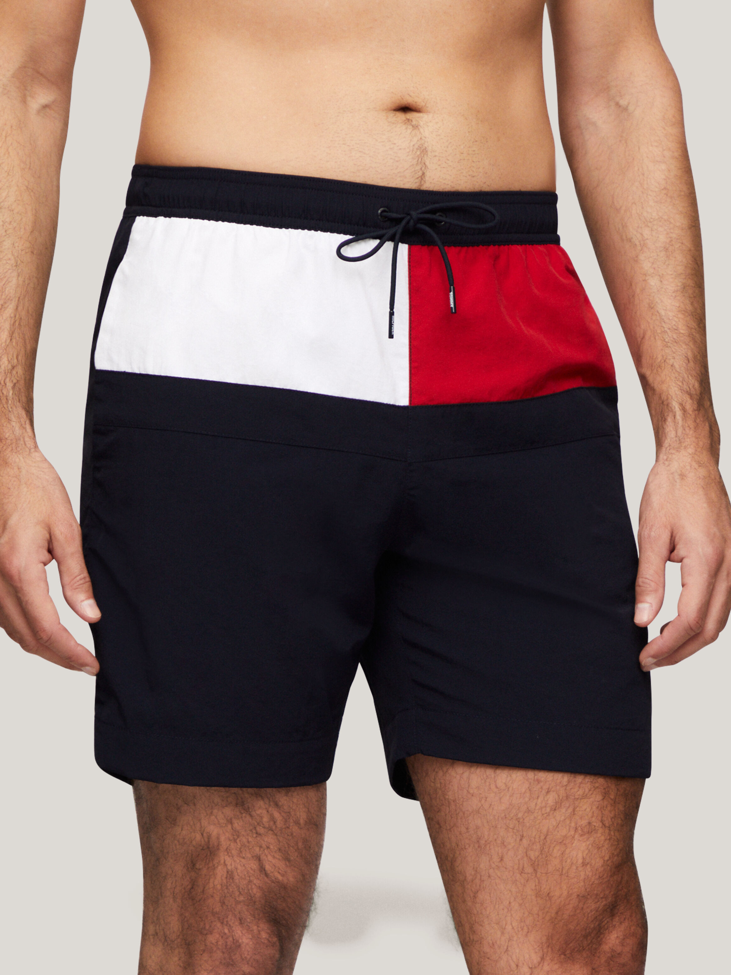 Color block swim trunks cheap