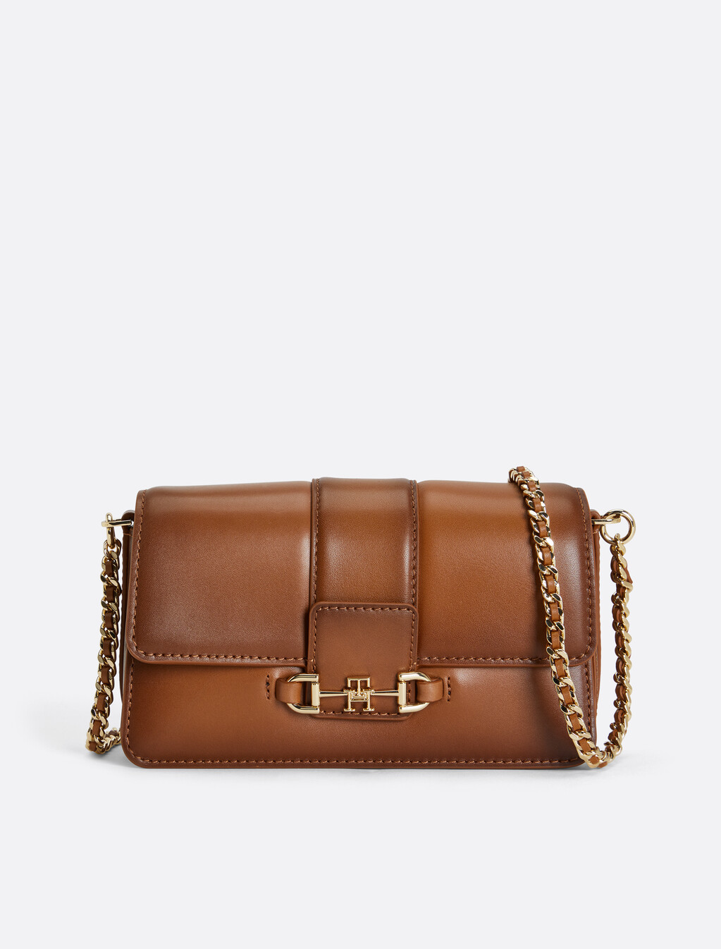 Heritage Leather Crossbody Bag, Burnished Tan, hi-res