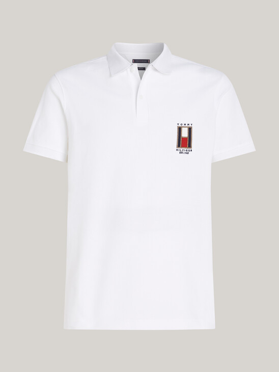 Regular Vertical Flag Polo Shirt