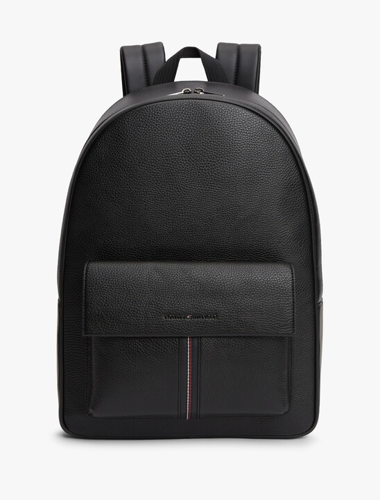 Flap Pocket Pebble Grain Dome Backpack