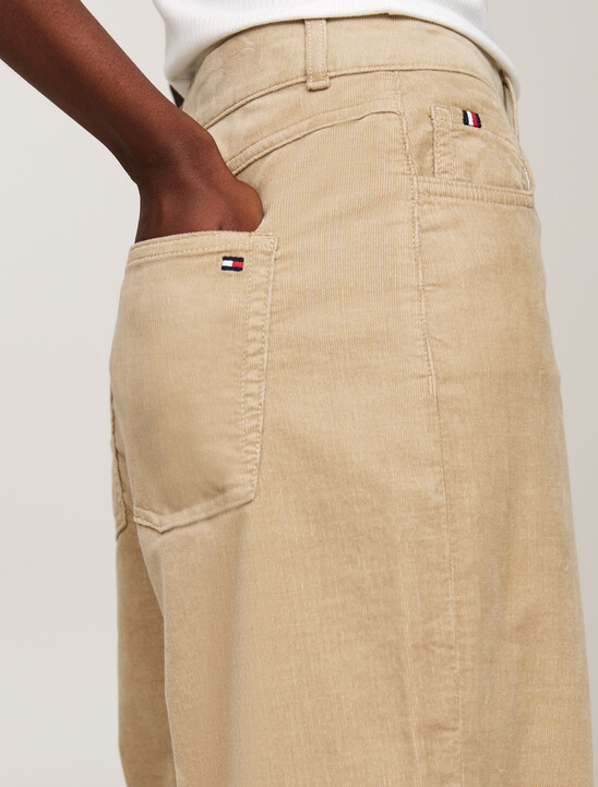 Corduroy Relaxed Straight Leg Trousers