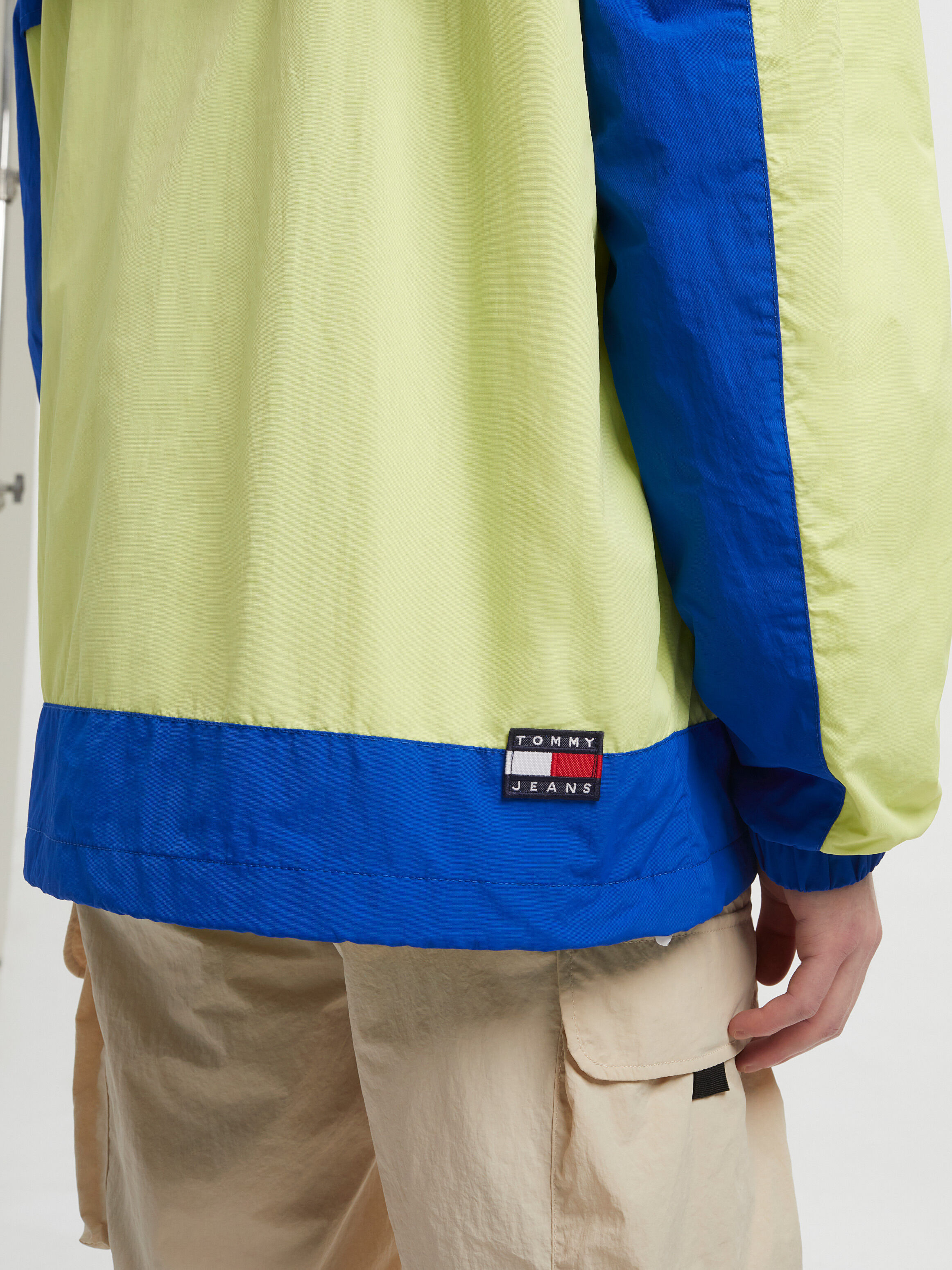 Red yellow and blue tommy hilfiger windbreaker outlet