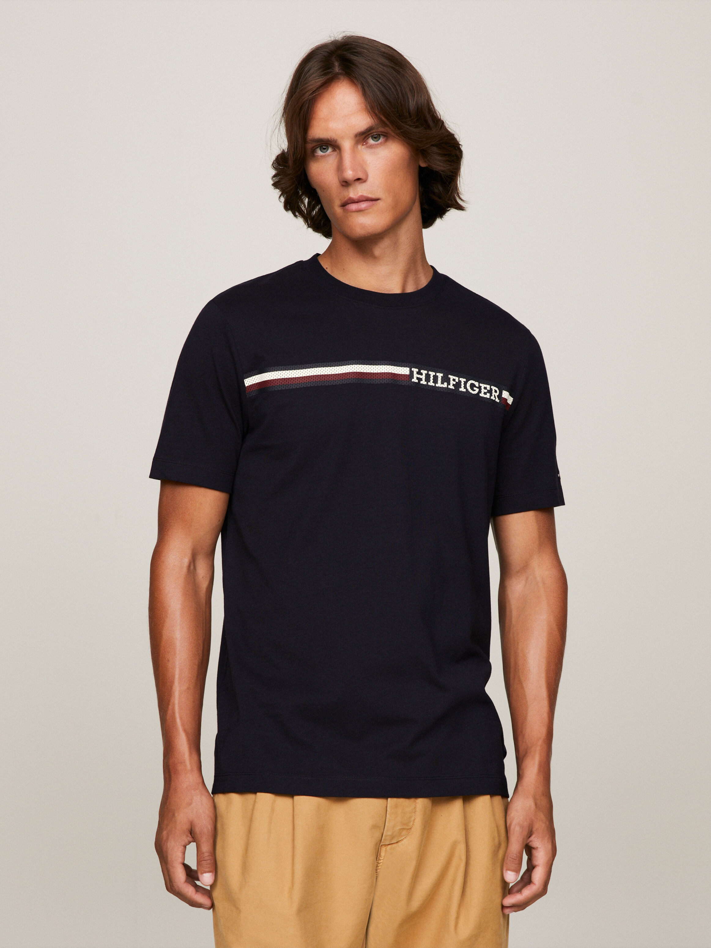 Tommy hilfiger tape t shirt sales