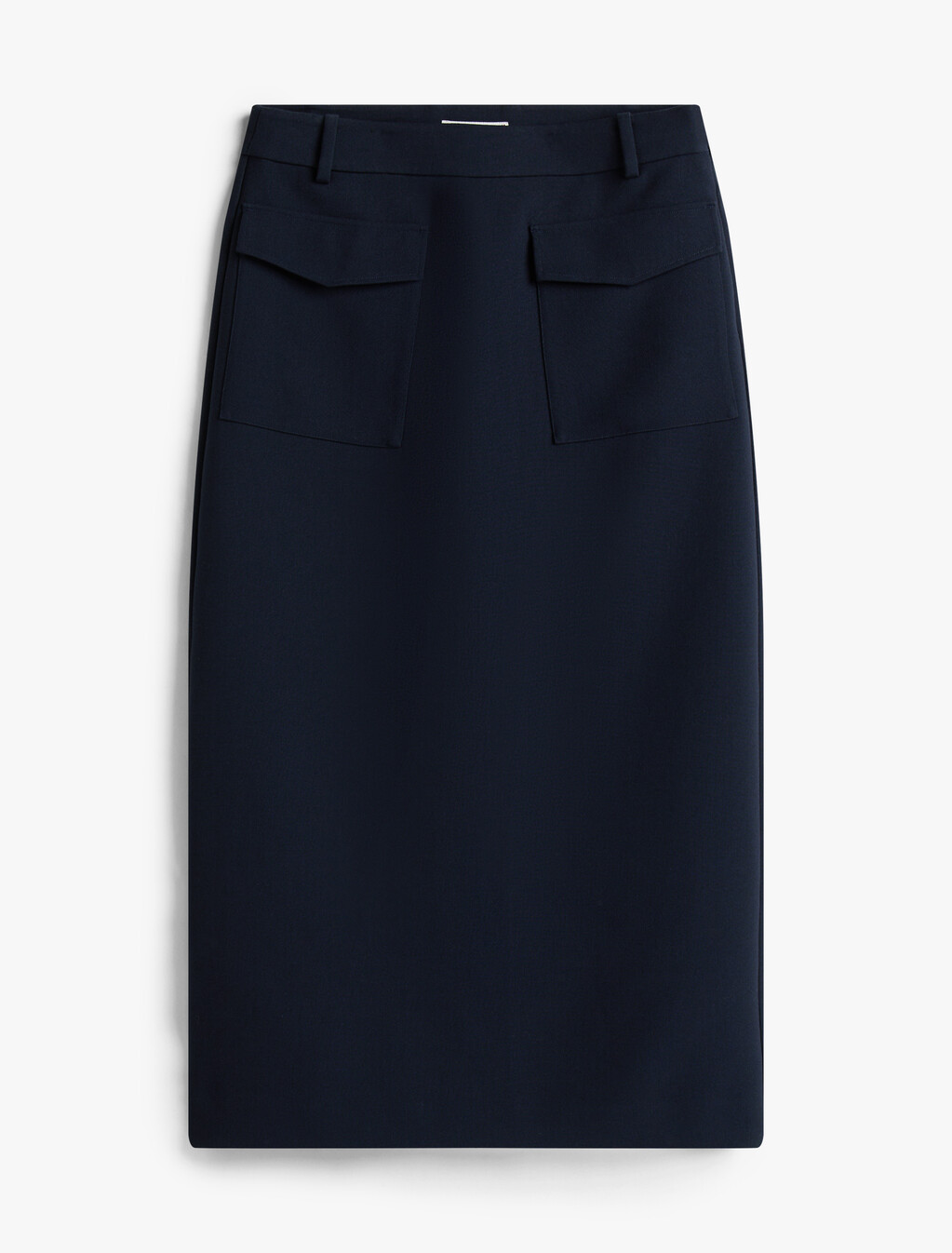 Tailored Midi Skirt, Dark Night Navy, hi-res