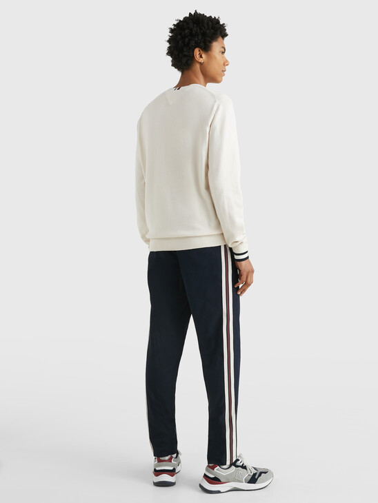LOGO EMBROIDERY CREW NECK JUMPER