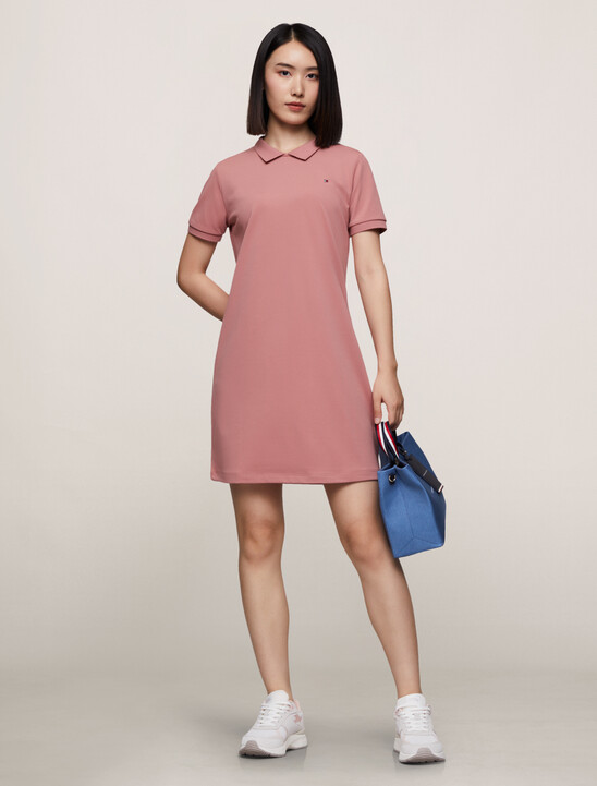 PIQUE POLO DRESS