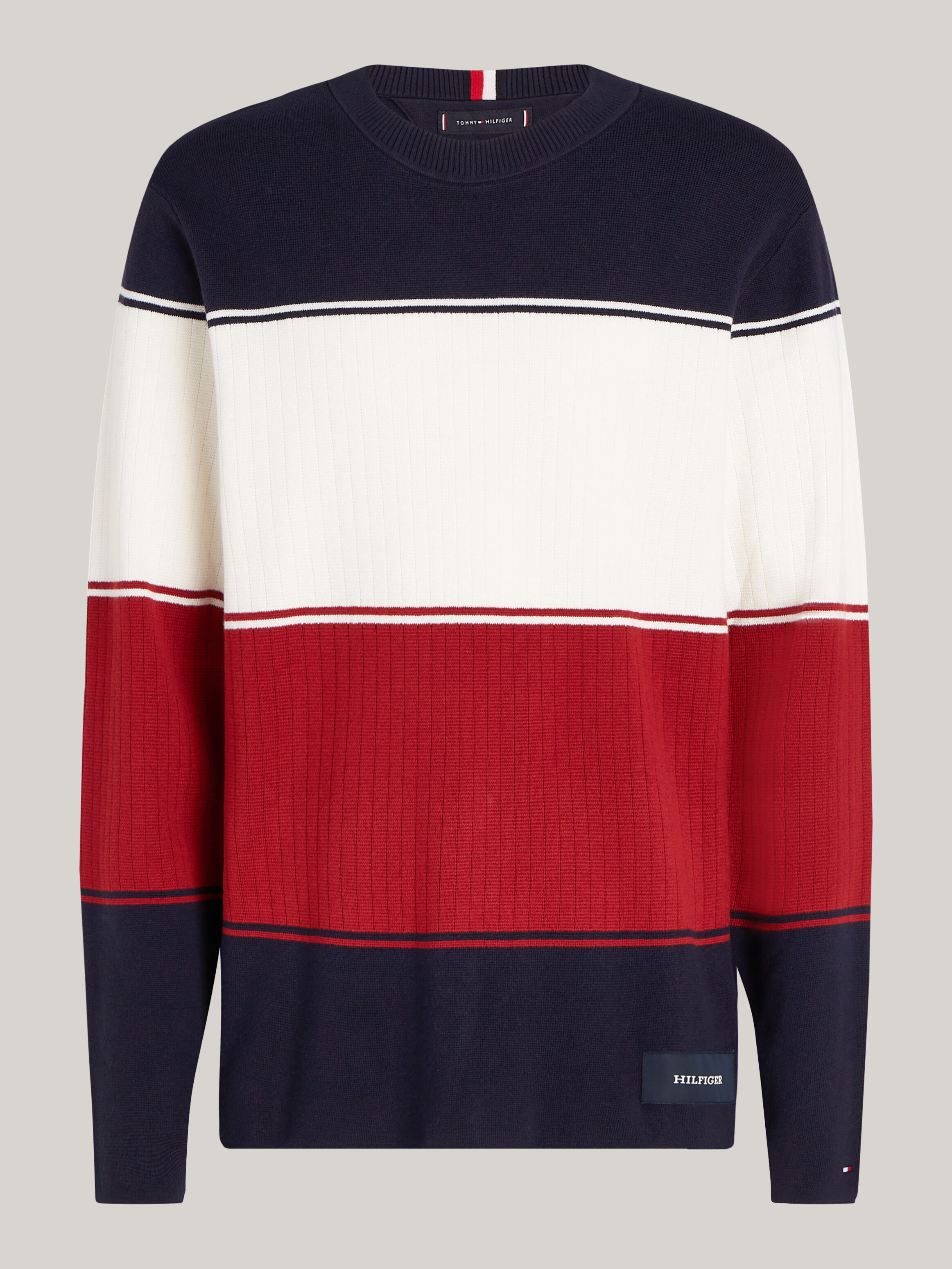 Colour block tommy hilfiger jumper new arrivals