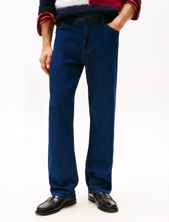 Relaxed Straight Leg Jeans