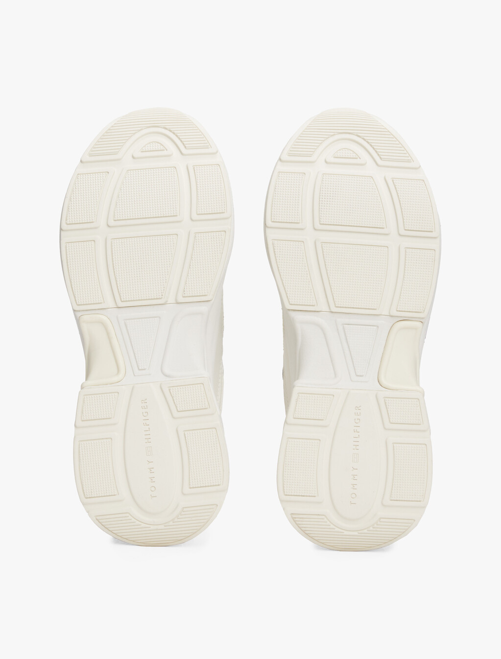Leather Chunky Trainers, Ivory, hi-res