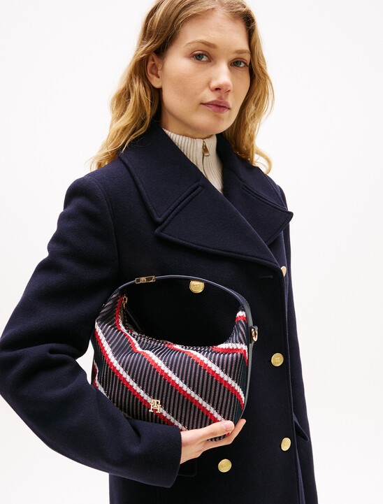 Multi Stripe Crossbody Bag