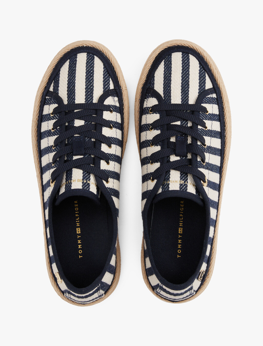 Ithaca Rope Flatform Sneaker, Space Blue Itacha Stripes, hi-res