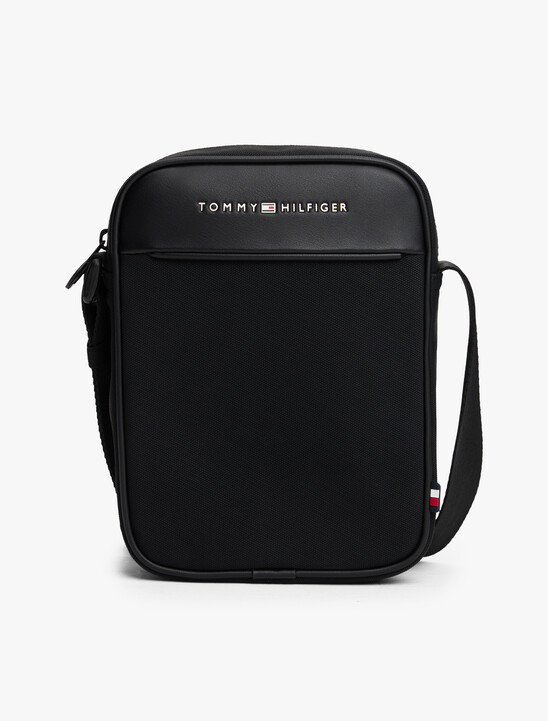 Textured Panel Crossbody Reporter Bag