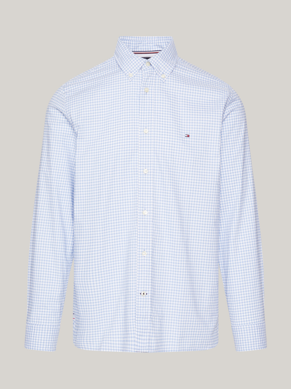 1985 Collection Gingham Regular Oxford Shirt, Cloudy Blue / Optic White, hi-res