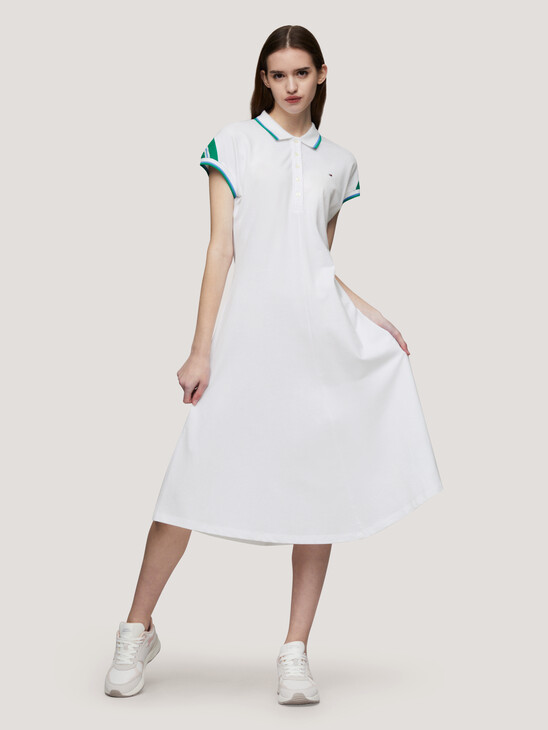 Tipped Polo Dress