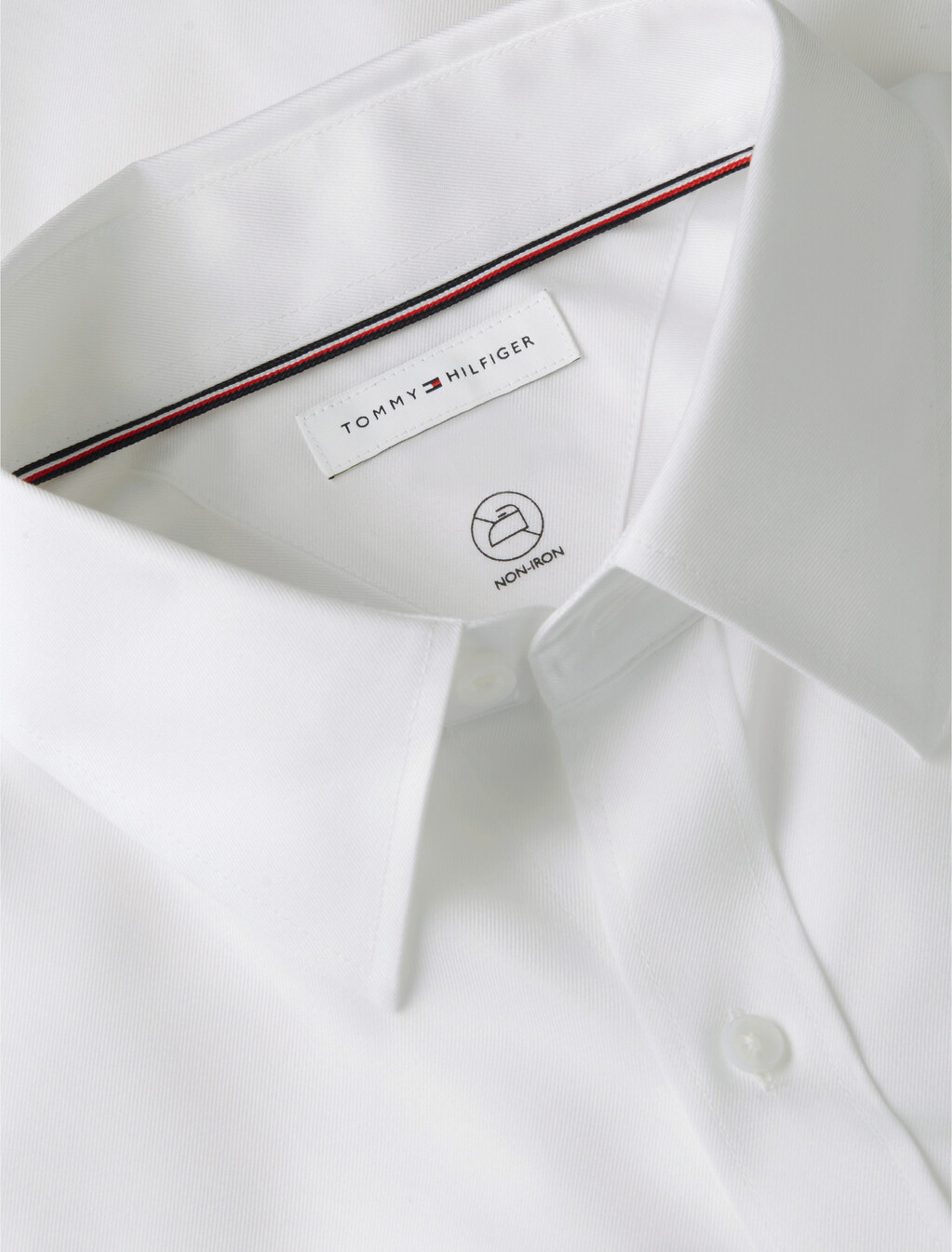 New York Label Regular Fit Non-Iron Shirt, White, hi-res