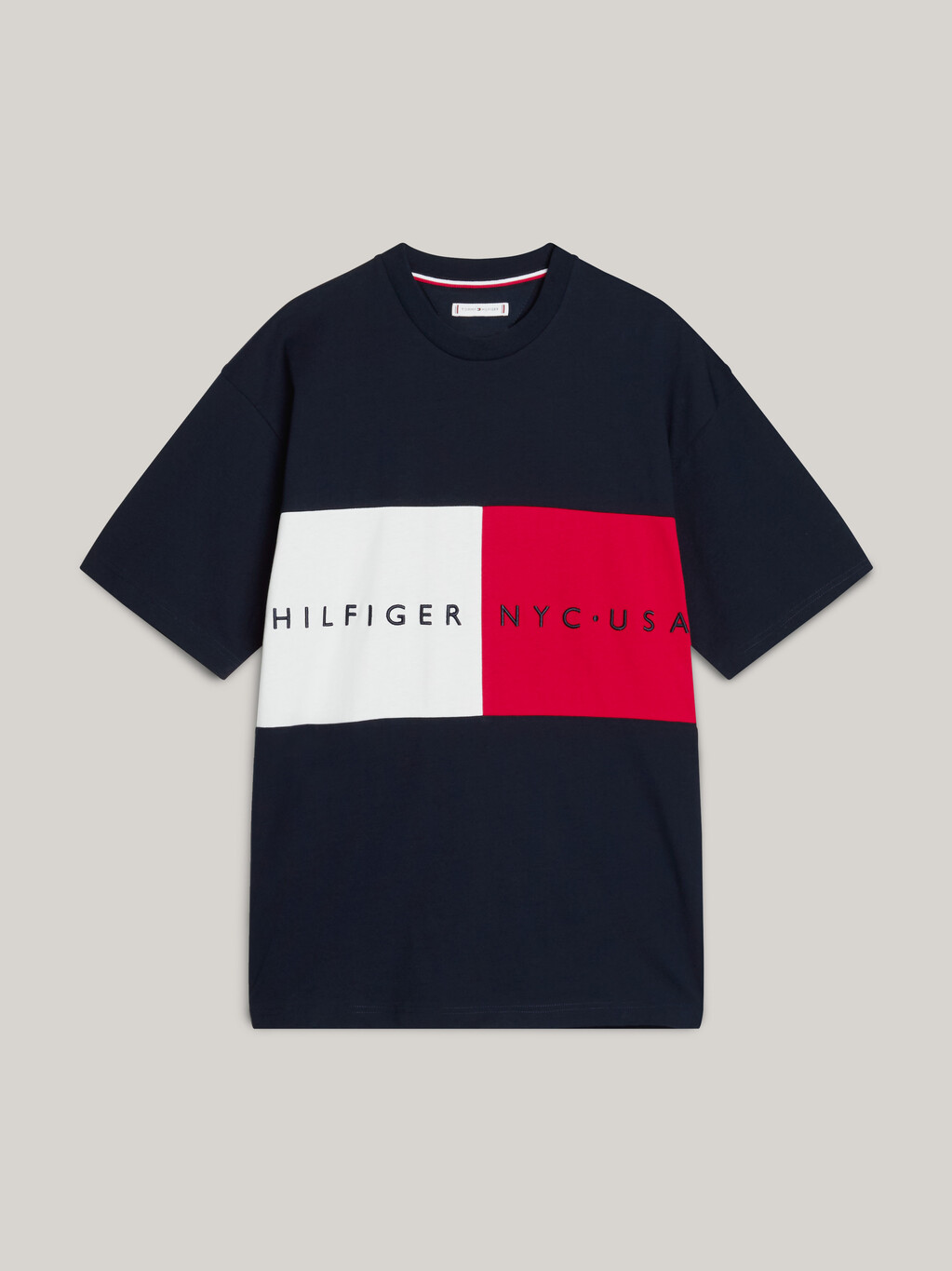 Hilfiger Team Flag T-Shirt, Desert Sky, hi-res