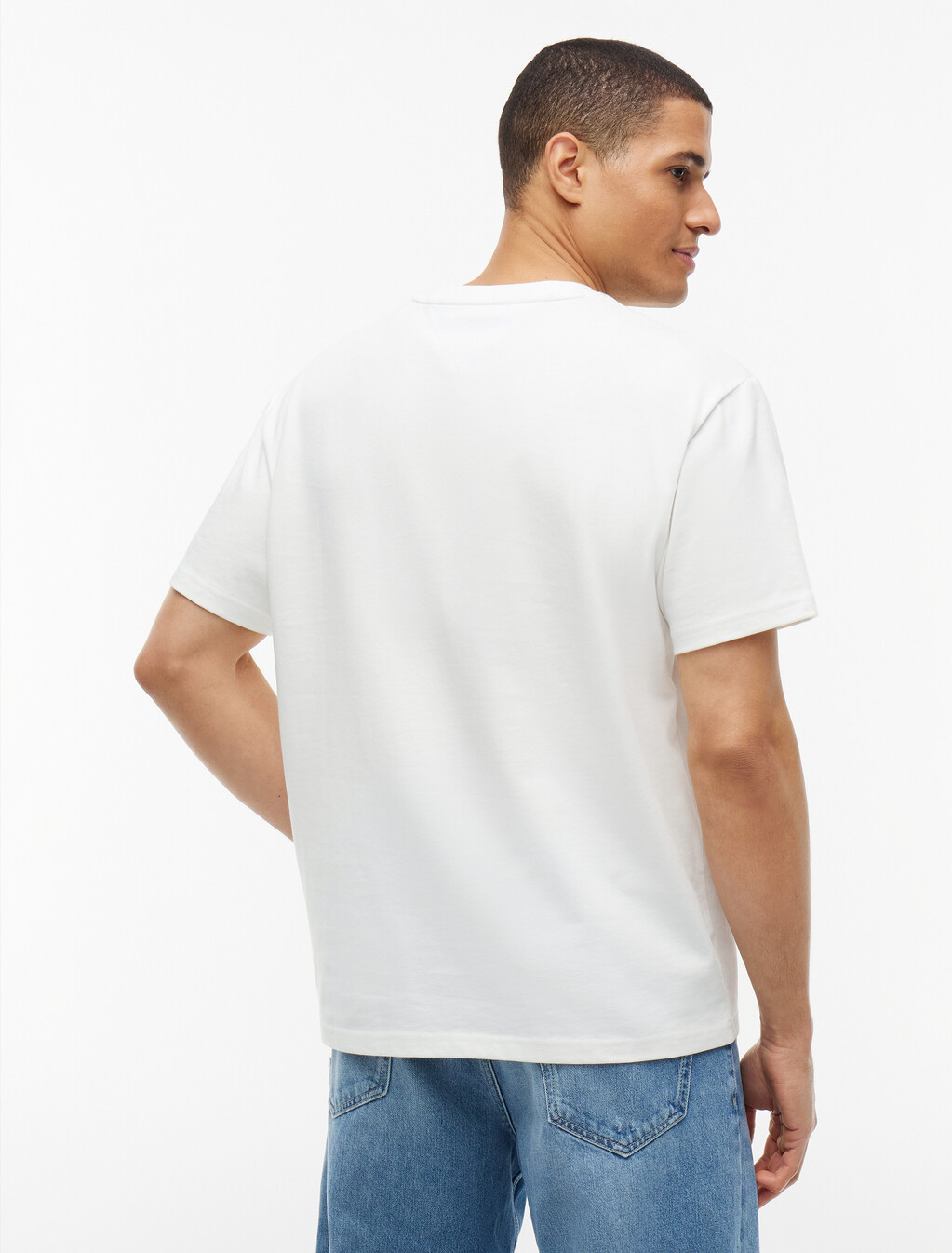 Logo Relaxed Jersey T-Shirt, Ecru, hi-res