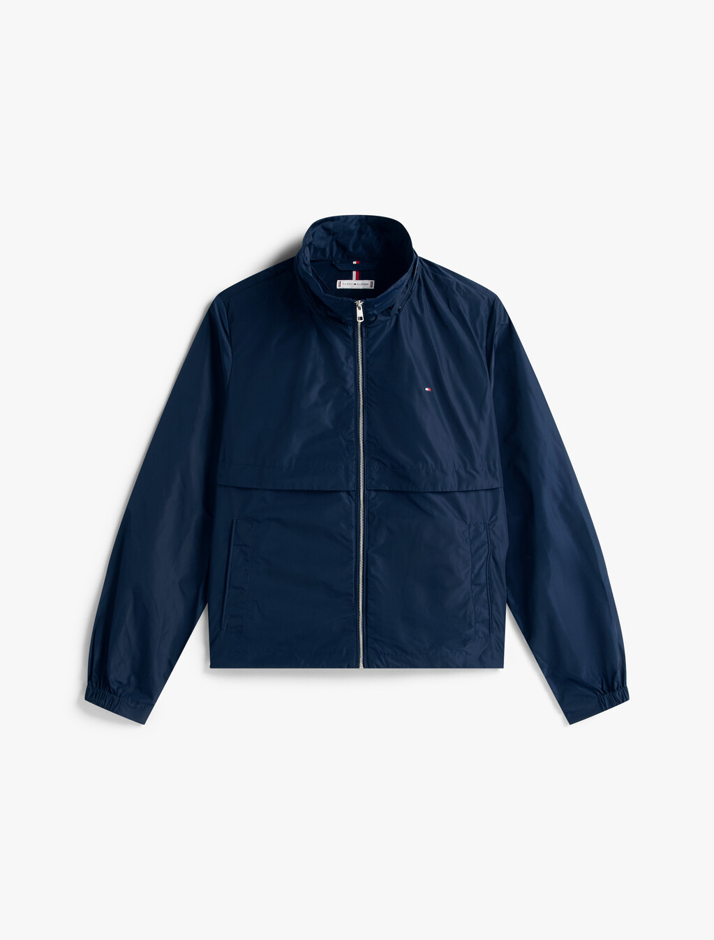 Nylon Lightweight Windbreaker, Dark Night Navy, hi-res