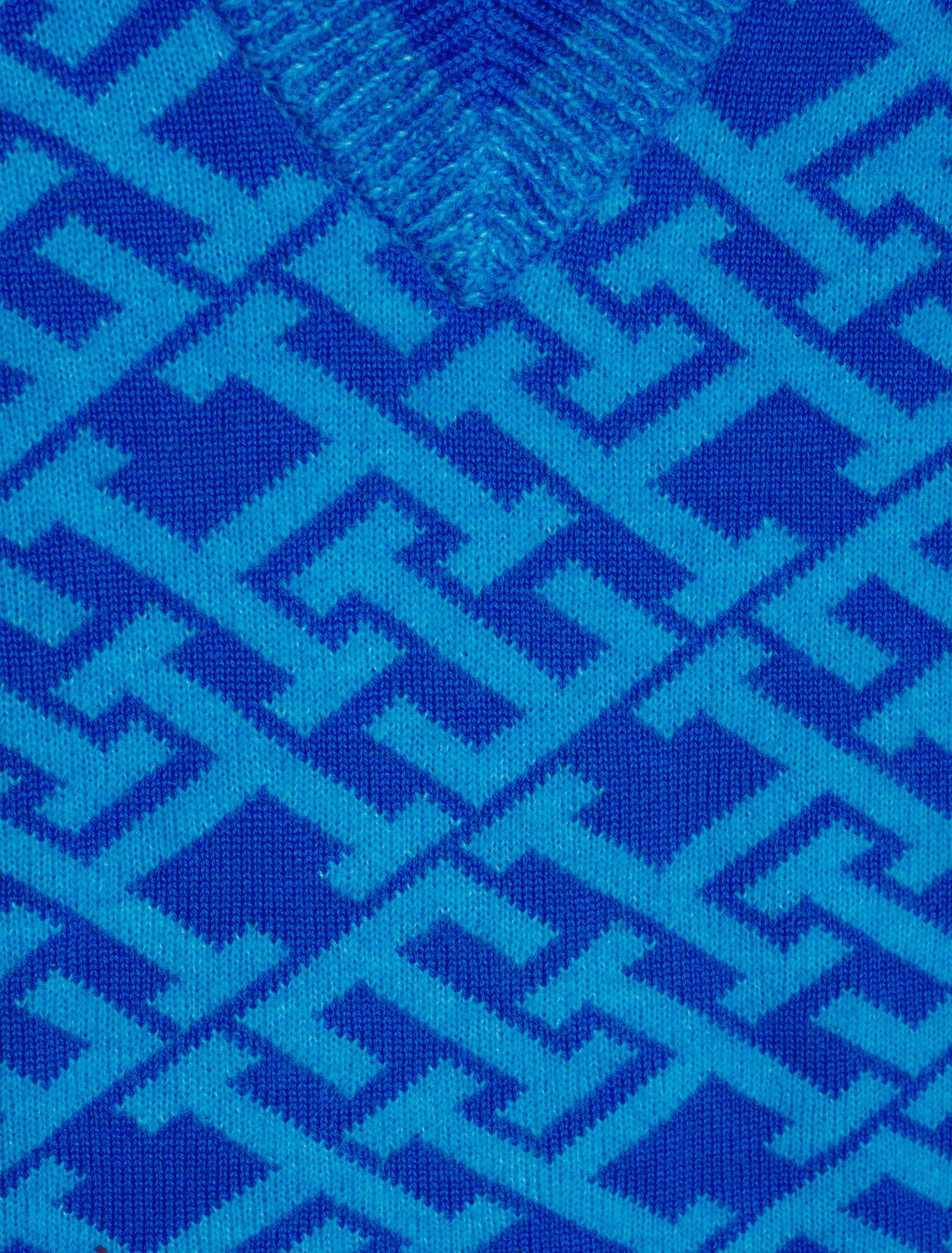 TH Monogram Boxy Sweater Vest, Cerulean Aqua, hi-res