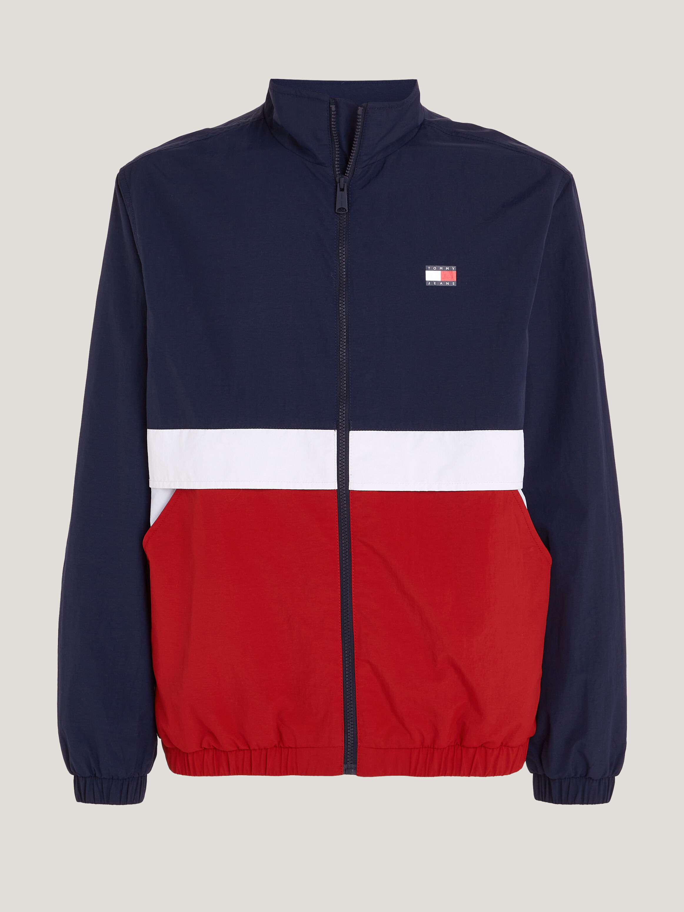 Essential Colour Blocked Relaxed Bomber Jacket