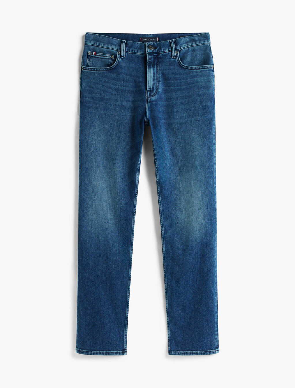 Denton Straight Recycled Cotton Jeans, Oliver Blue, hi-res