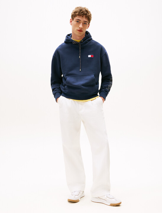 Hilfiger Sailing Relaxed Back Logo Hoody