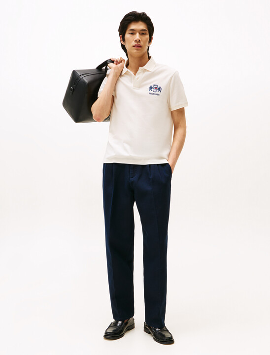 Regular Fit Logo Embroidery Polo Shirt
