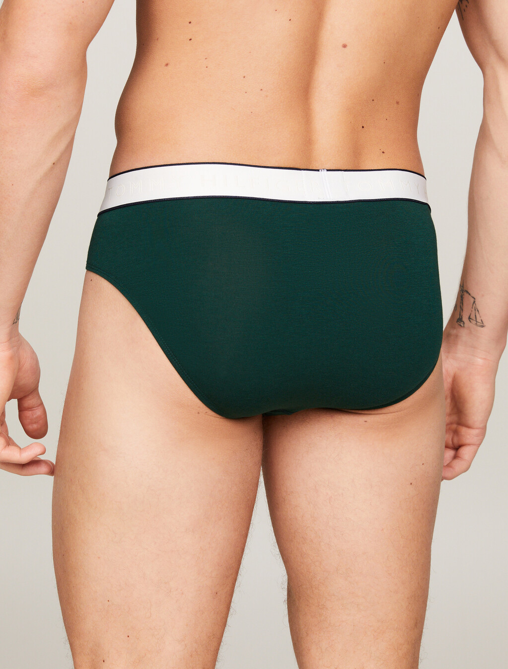 Th Established Waistband Logo Briefs, Hunter, hi-res