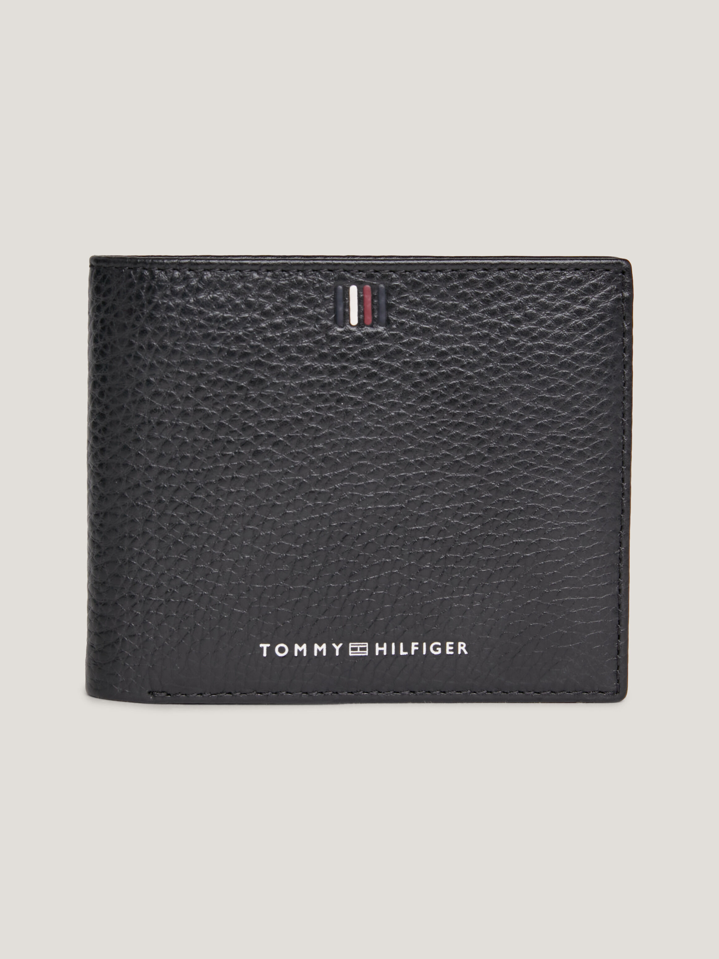 Leather Logo Card And Coin Wallet