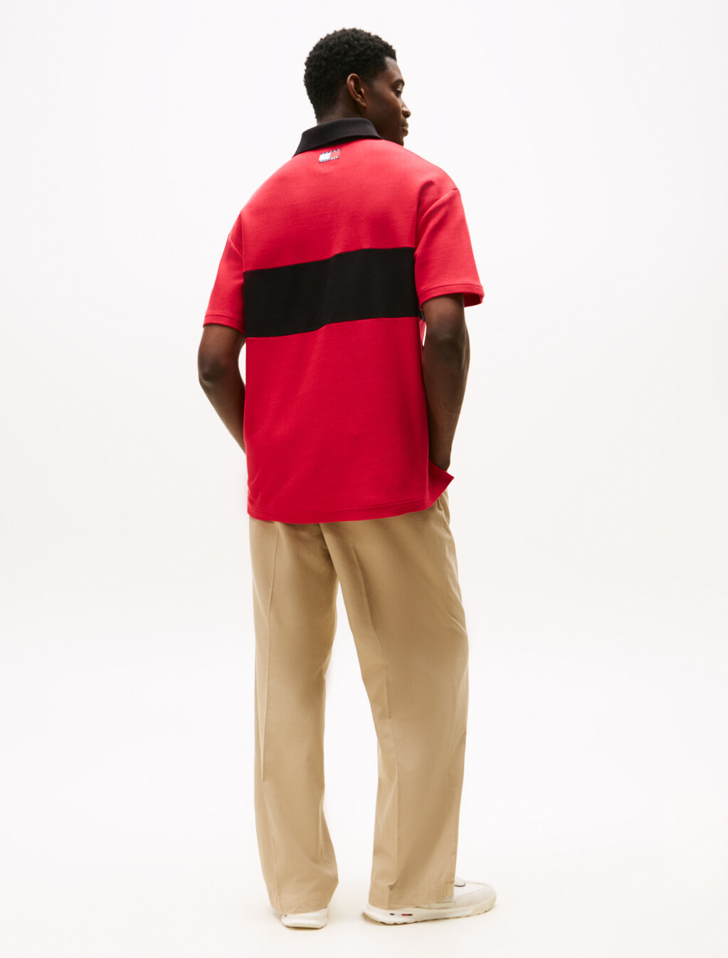 The APXGP Collection Relaxed Logo Polo Shirt, Primary Red/Black, hi-res