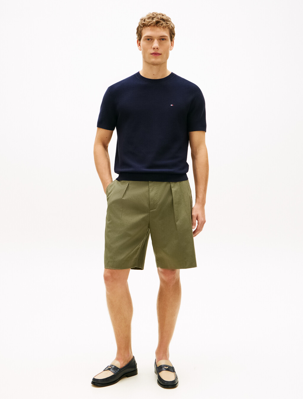 Relaxed Fit Knit T-Shirt, Desert Sky, hi-res