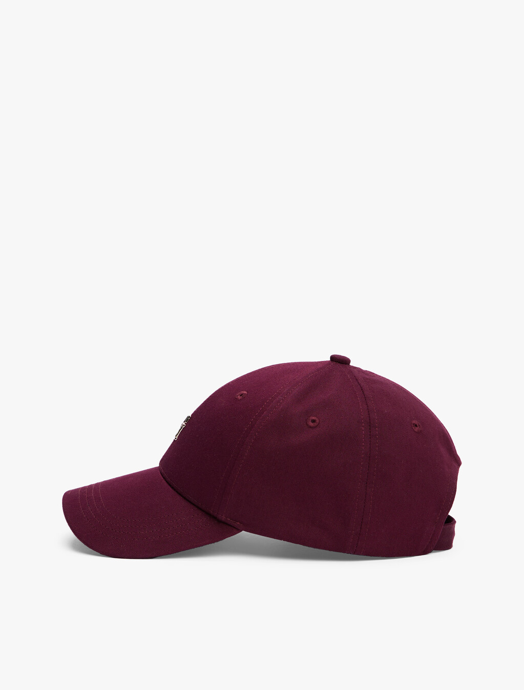 Chic TH Monogram Baseball Cap, Raspberry Truffle, hi-res