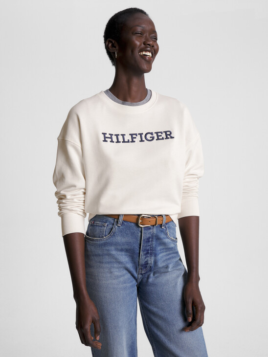 Hilfiger Monotype Embroidery Sweatshirt