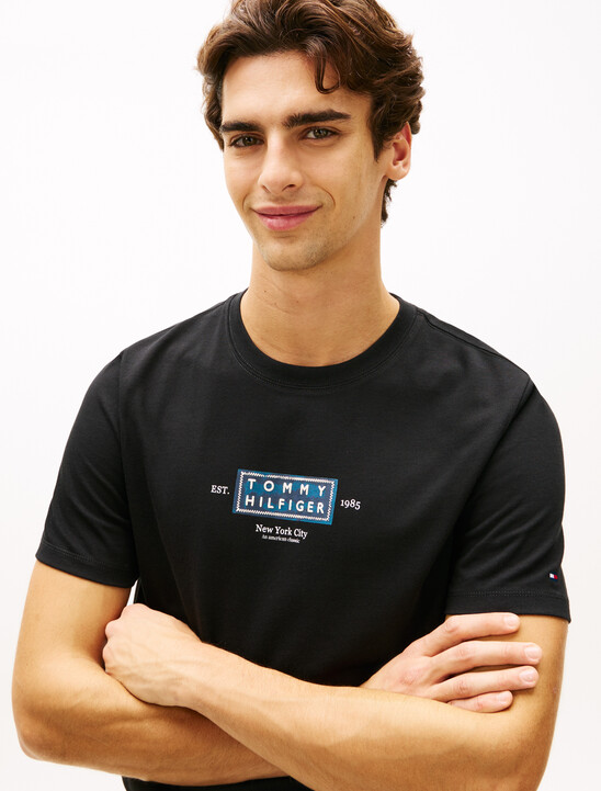 Heritage Logo Jersey Crew Neck T-Shirt