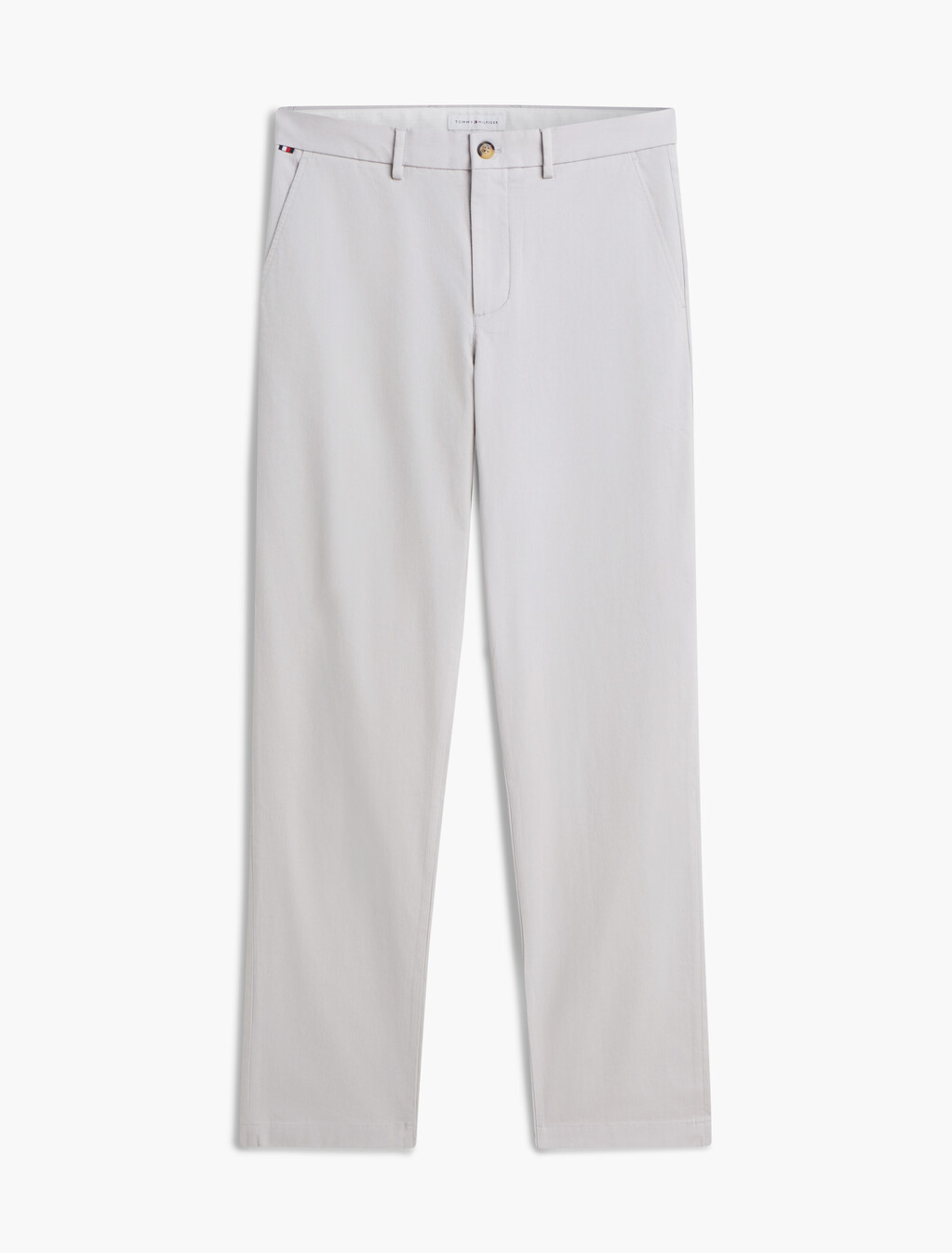 Denton Straight Twill Chinos, October Grey, hi-res