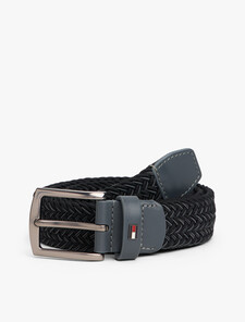 Denton Elastic Belt, Black, hi-res