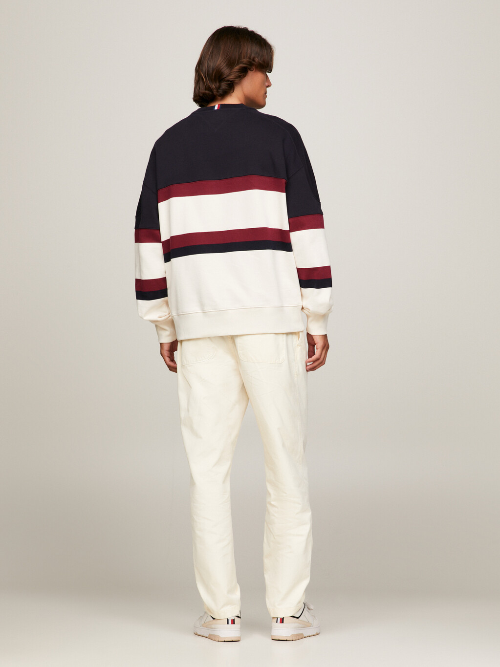 Hilfiger Monotype Colour-Blocked Sweatshirt, Calico, hi-res