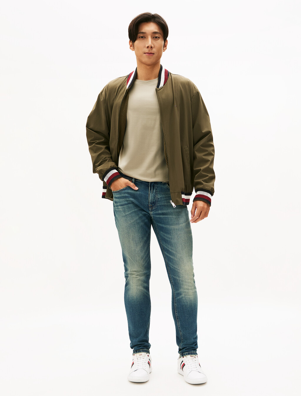 Interlock Slim Fit T-Shirt, Sandalwood, hi-res