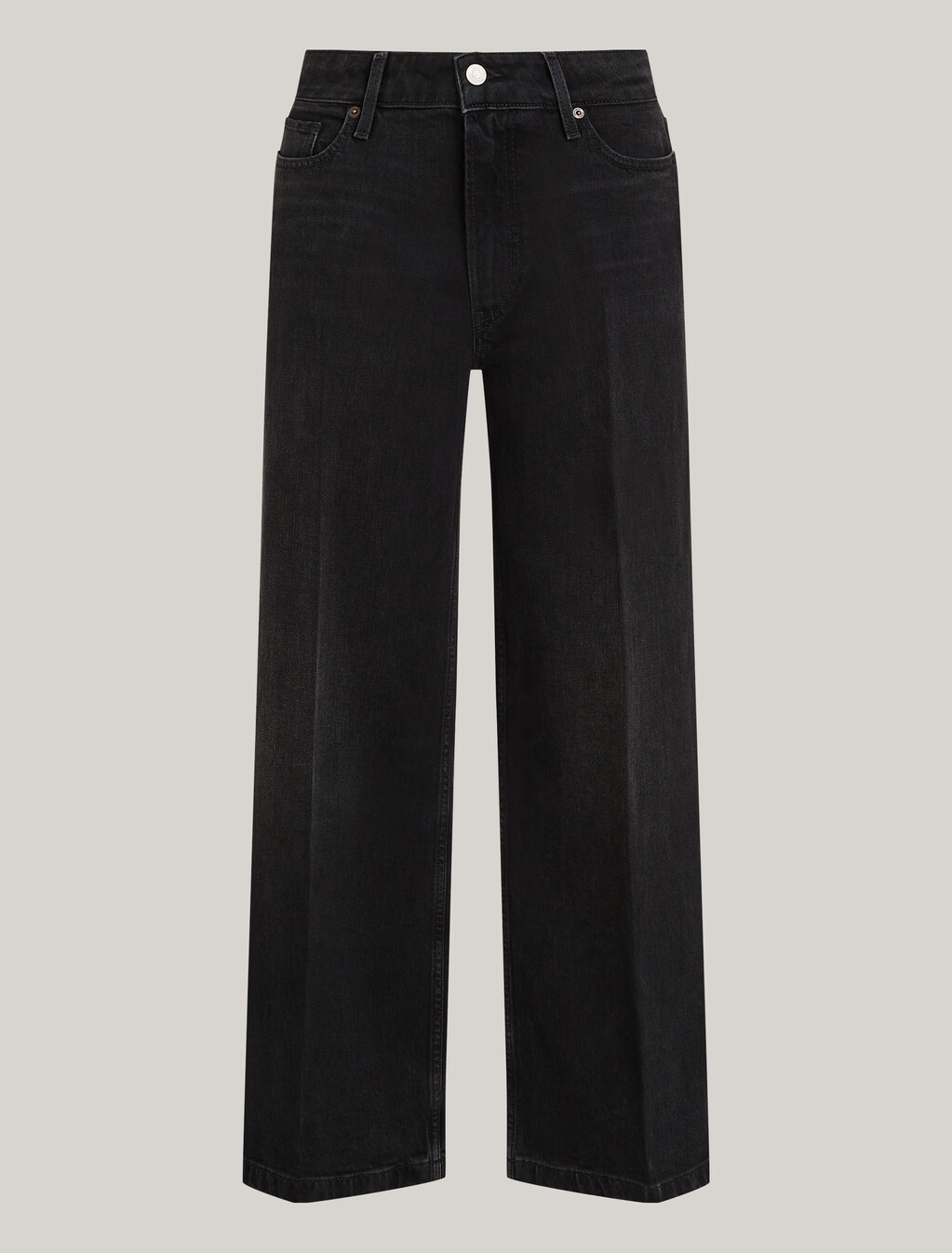 Wide Leg Black Jeans, Iri, hi-res