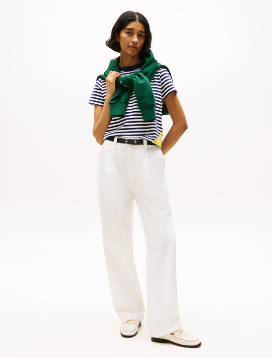 Hilfiger Sailing Breton Stripe Relaxed T-Shirt