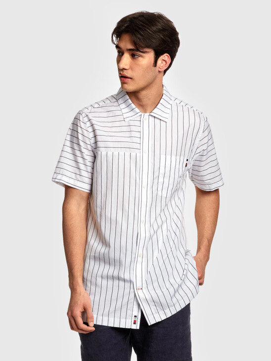 STRIPE BLOCK SHORT SLEEVE SHIRT