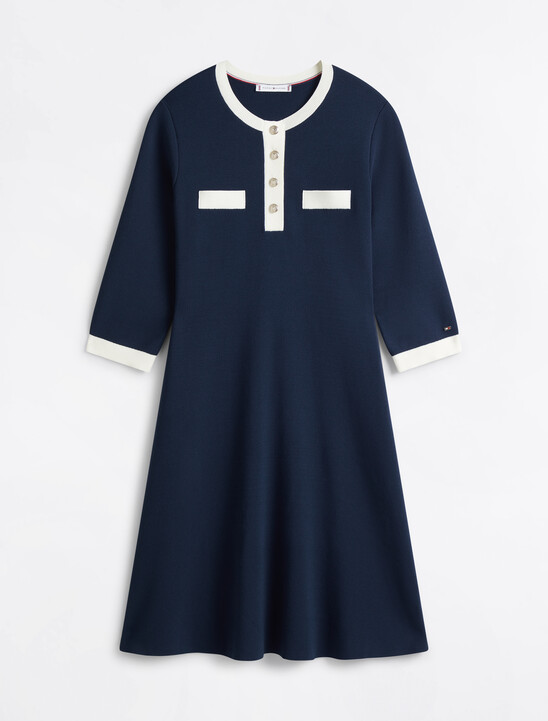 Henley Fit & Flare Dress