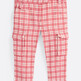 Cream/Red Check