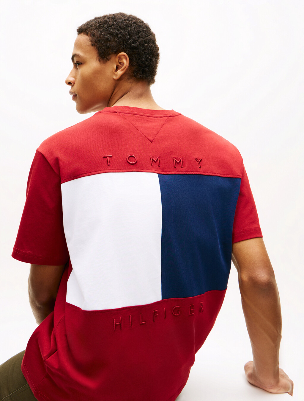 Crewneck Flag T-Shirt, Regatta Red, hi-res